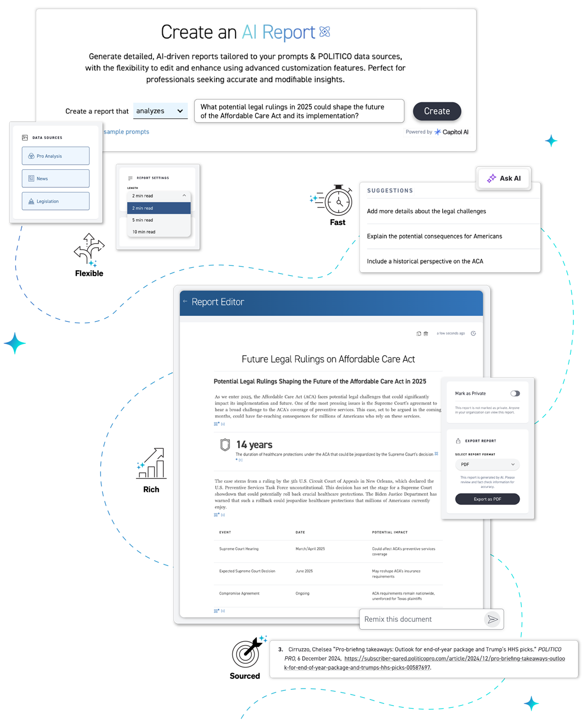 Create an AI-Enabled Policy Report